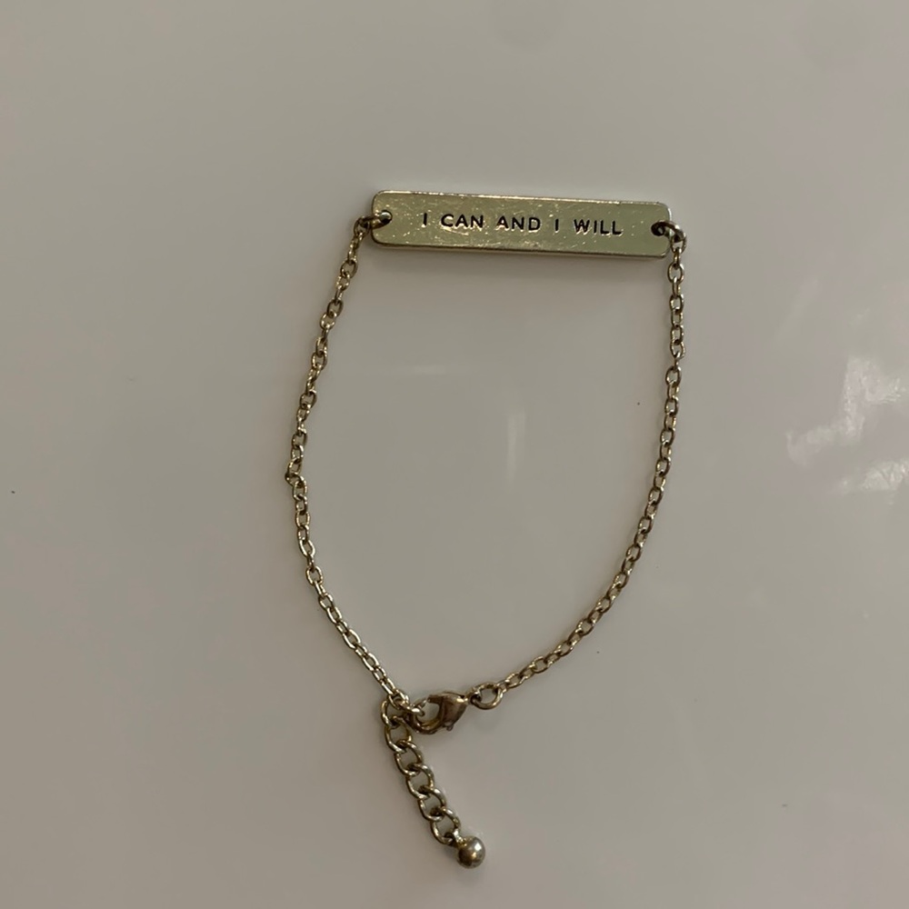 Inspirational Bracelet “I can and I will”